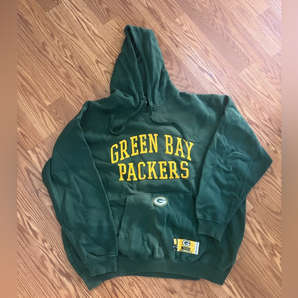 2009 NFL APPAREL Green Bay Packers hooded sweatshirt